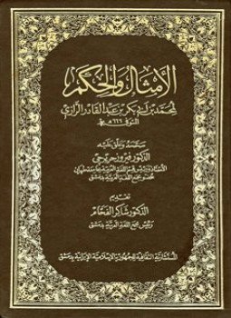 تحميل كتاب الأمثال والحكم PDF للمؤلف محمد بن أبي بكر بن عبد القادر الرازي مجانا