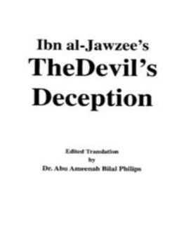 تحميل كتاب THE DEVIL’S DECEPTION تلبيس إبليس PDF للمؤلف IBN ALJAWZEE’S ابن الجوزي مجانا