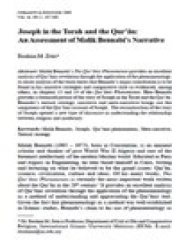 تحميل كتاب JOSEPH IN THE TORAH AND THE QURANN AN ASSESSMENT OF MALIK BENNABI’S NARRATIVE PDF مجانا