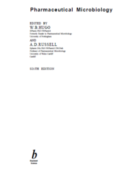 تحميل كتاب PHARMACEUTICAL MICROBIOLOGY 6TH ED W. HUGO, A. RUSSELL (BLACKWELL, 1998) WW PDF مجانا